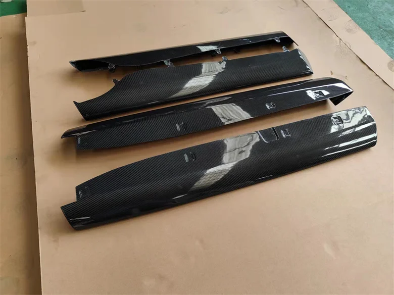 

540C 570S Модернизированный боковой бампер из углеродного волокна в стиле OEM, длинная юбка, разделитель, боковая юбка для Mclaren 540C 570S, комплект кузова