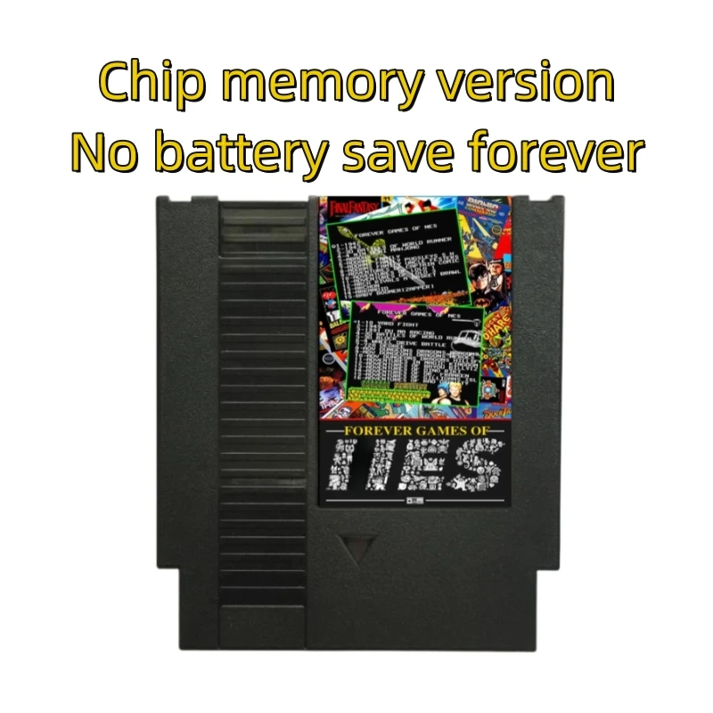 The Latest 72Pins Game Cartridge 852 in 1 (405+447) for NES Console 8 Bit Game Card Total 852 Games 1024MBit Flash Chip in Use