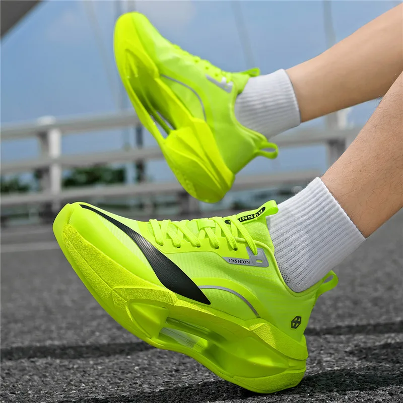 Autumn New Big Kids Running Shoes Parent-Child Matching Sports Sneakers Lightweight Breathable Cushioned Athletic Shoes