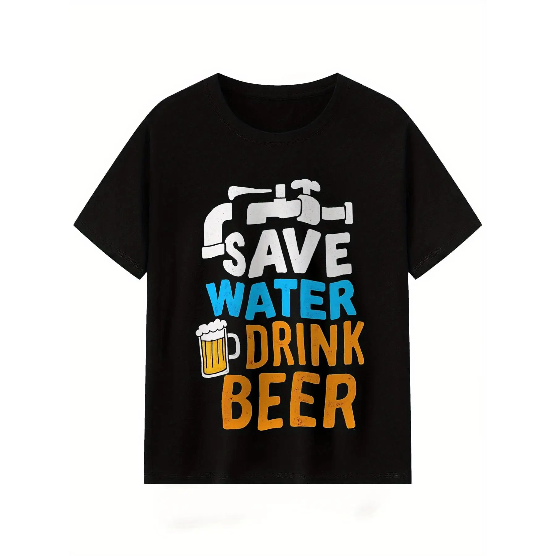 

Save Water Drink Beer T-shirt Funny Saying for Men Dad Husband Beer Lover Drinking Tee Tops
