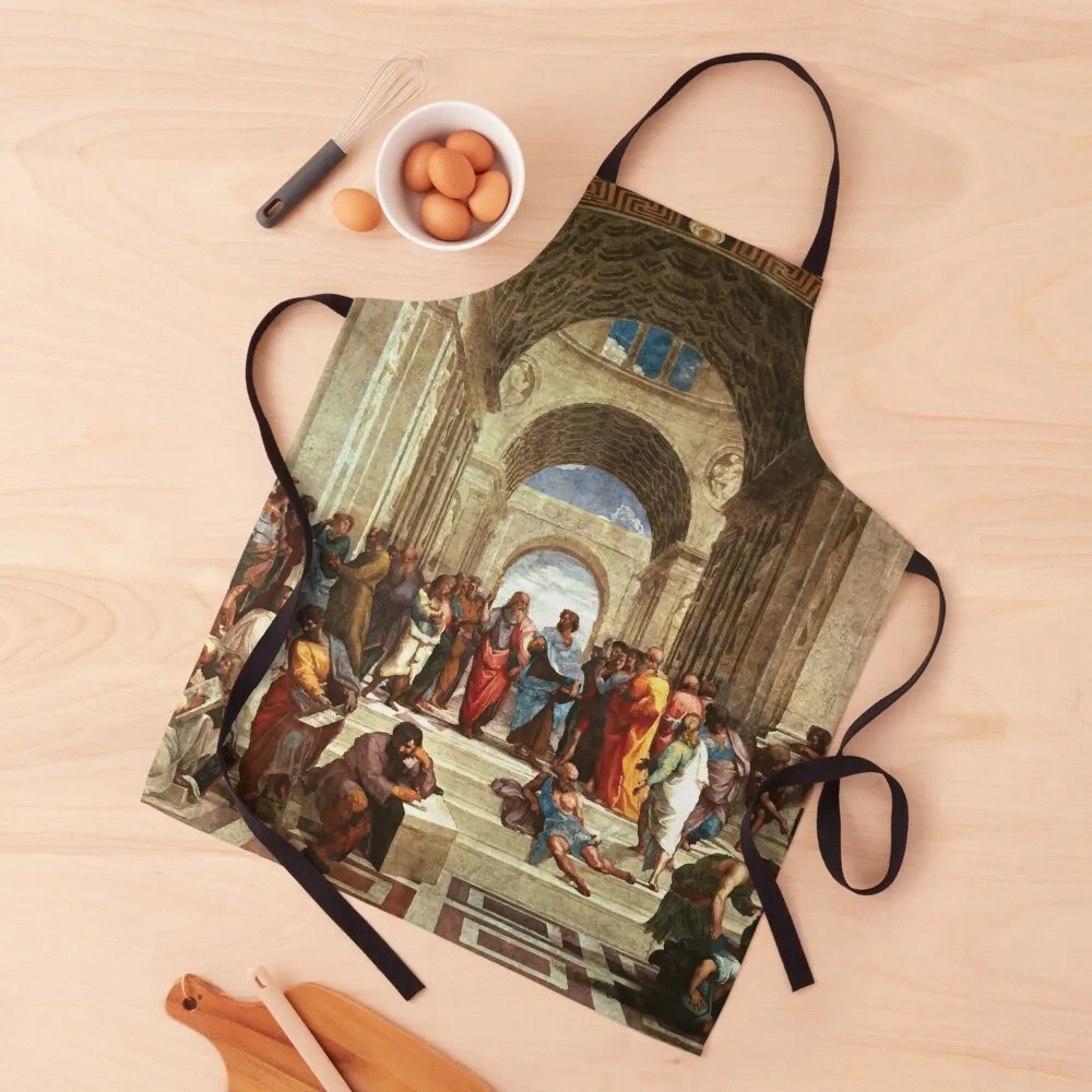 

Raphael School of Athens Apron House Things For Home And Kitchen bib For Man Apron