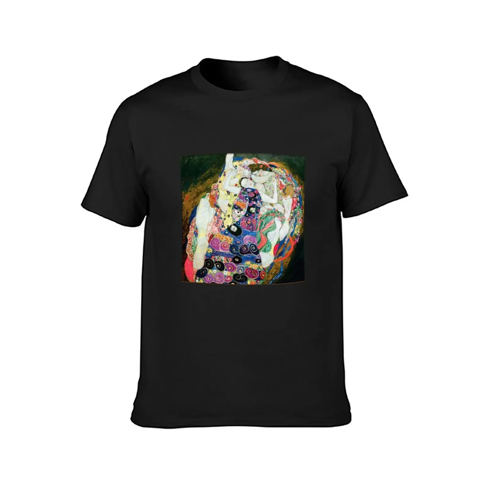 HD The maiden, by Gustav Klimt - 1913 HIGH DEFINITION T-Shirt sweat customizeds Men's clothing