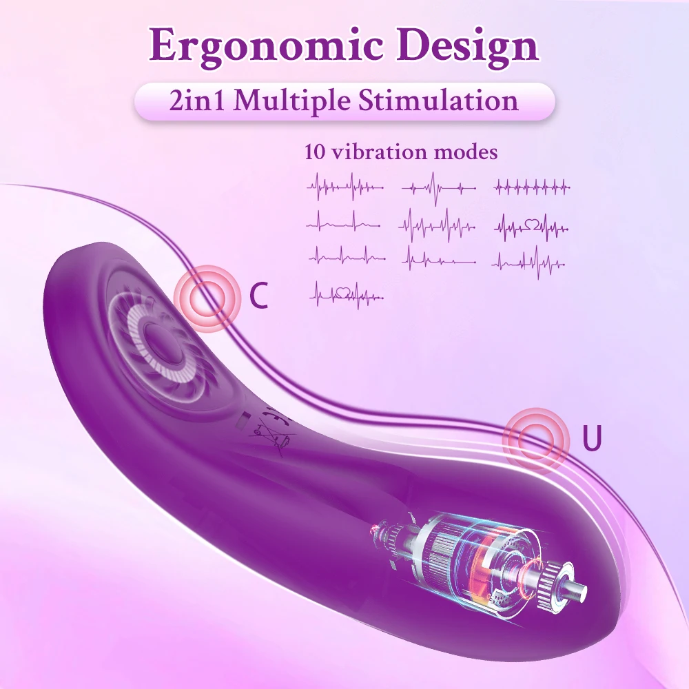 Remote Control Vibrator For Women Panties Vibrator With Magnetic Clip Multiple Stimulation Vibrating Waterproof Wearable Sex Toy