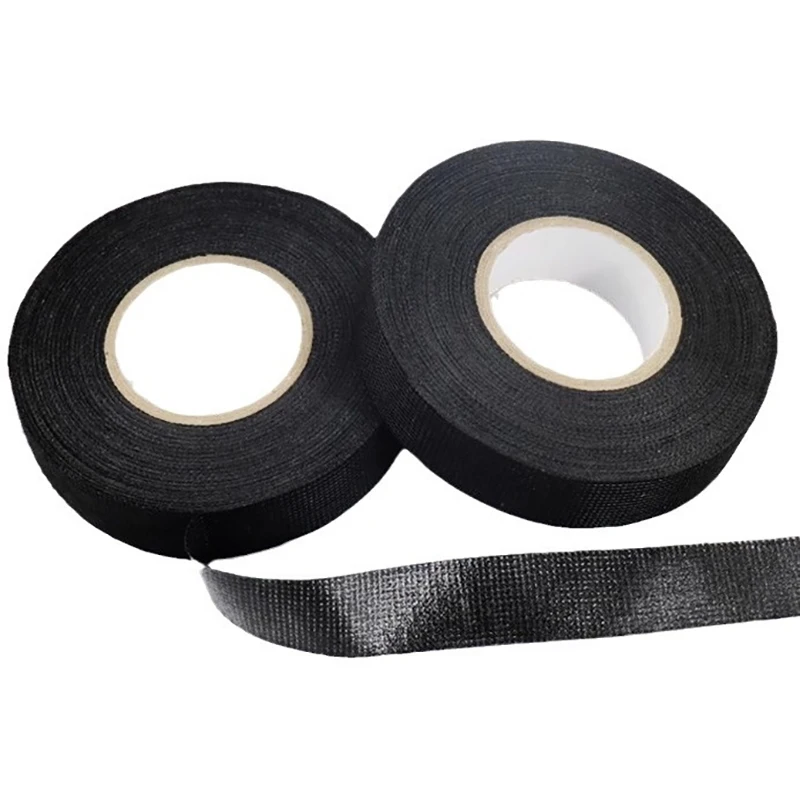 New Electrical Tape Heat Resistant Harness Tape Adhesive Cloth Tape Waterproof Tape Insulating Automotive Fabric Cloth Tape