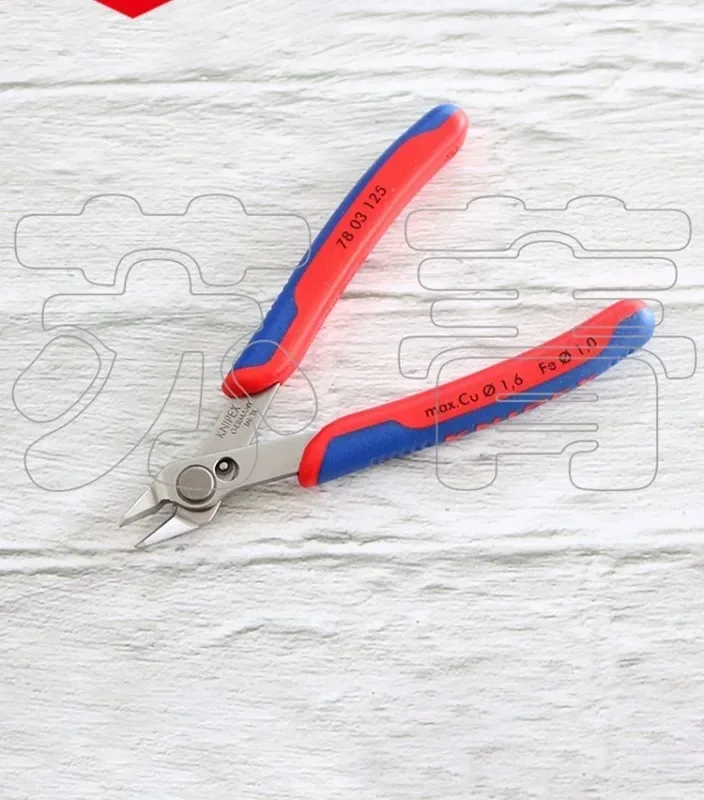 German imported electronic shear pliers with slanted mouth 7803125/78 03 125