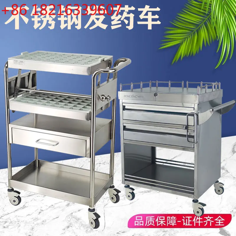 Multifunktionaler Erste-Hilfe-Instrumentenwagen mit verdickter Trolley-Instrumentenlieferung