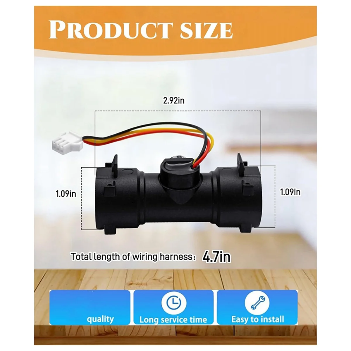 A002 Water Flow Sensor RV -Water Heater with Installation Accessories