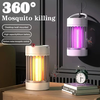 Electric Anti Mosquito Bulb Lamp Outdoor Portable Camping Indoor Bedroom USB Rechargeable Anti Mosquito Light Insect Trap Zapper