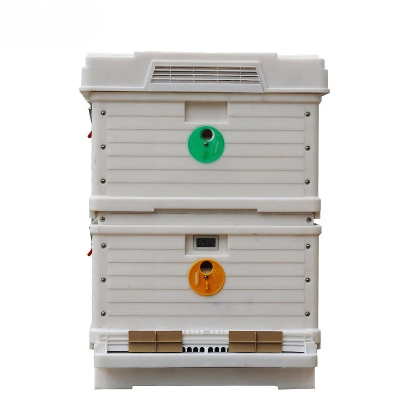 Double-Layer Plastic Beehive - Beekeeping Hive with Tools for Honey Bee Farming