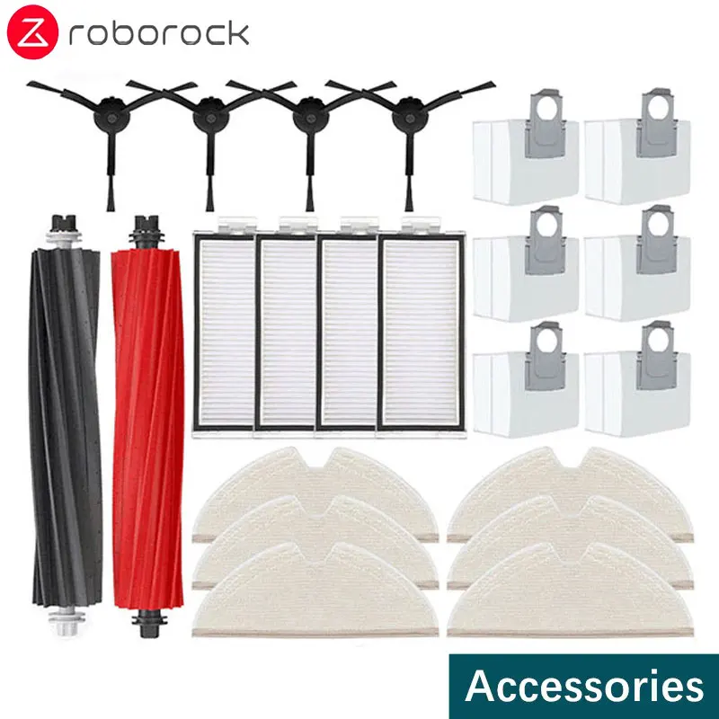 NEWRoborock Q8 Max + Q8 Max Q8 Max Plus Q5 Pro Q5 Pro Plus Parti di ricambio Accessori Spazzola laterale principale Filtro Hepa Mop Sacchetto per la polvere