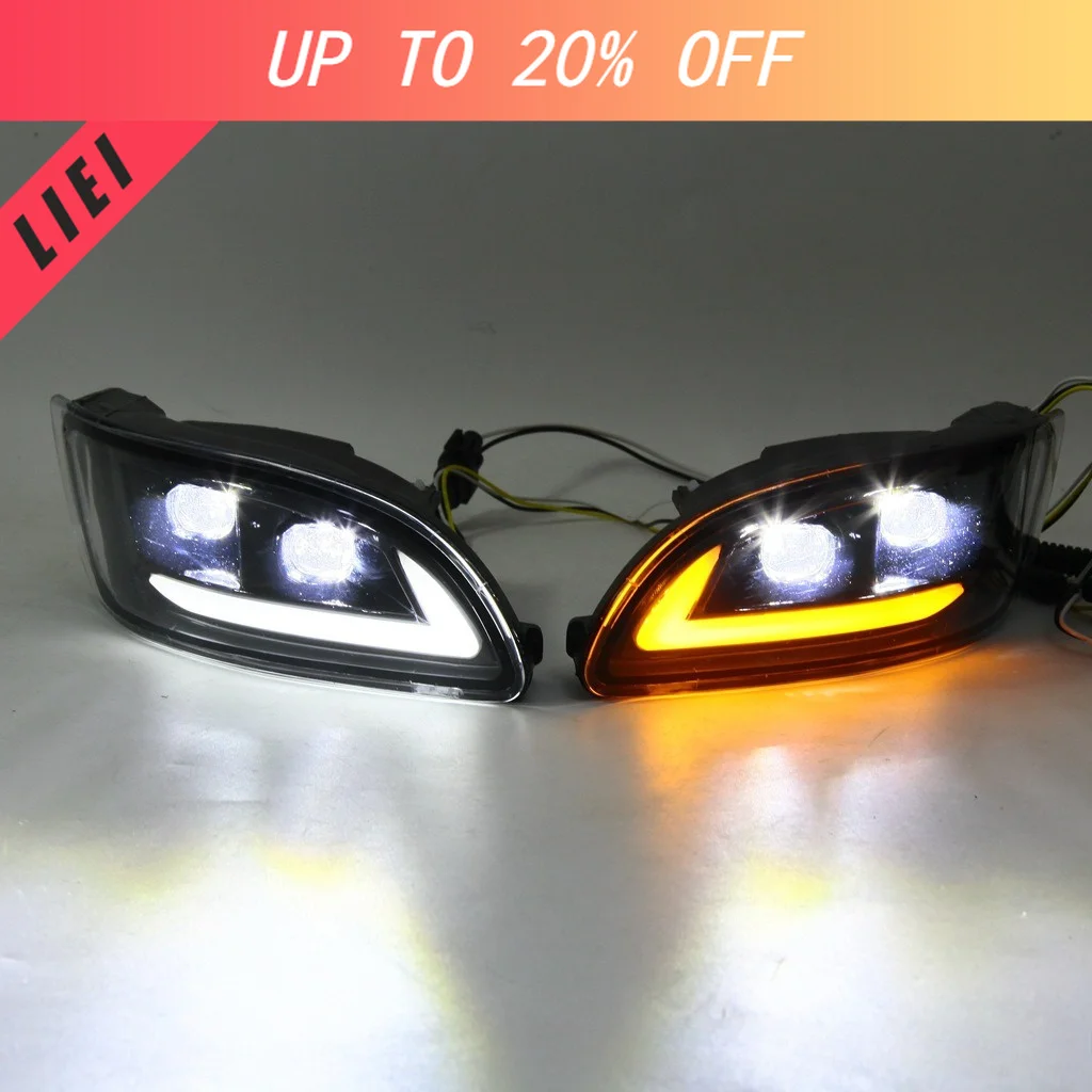 LIEI For Lexus RX300 RX330 RX350 RX400 2009-2009 Car Led Daytime Running Light Front Fog Lamp Modification Flashing Turn Signal