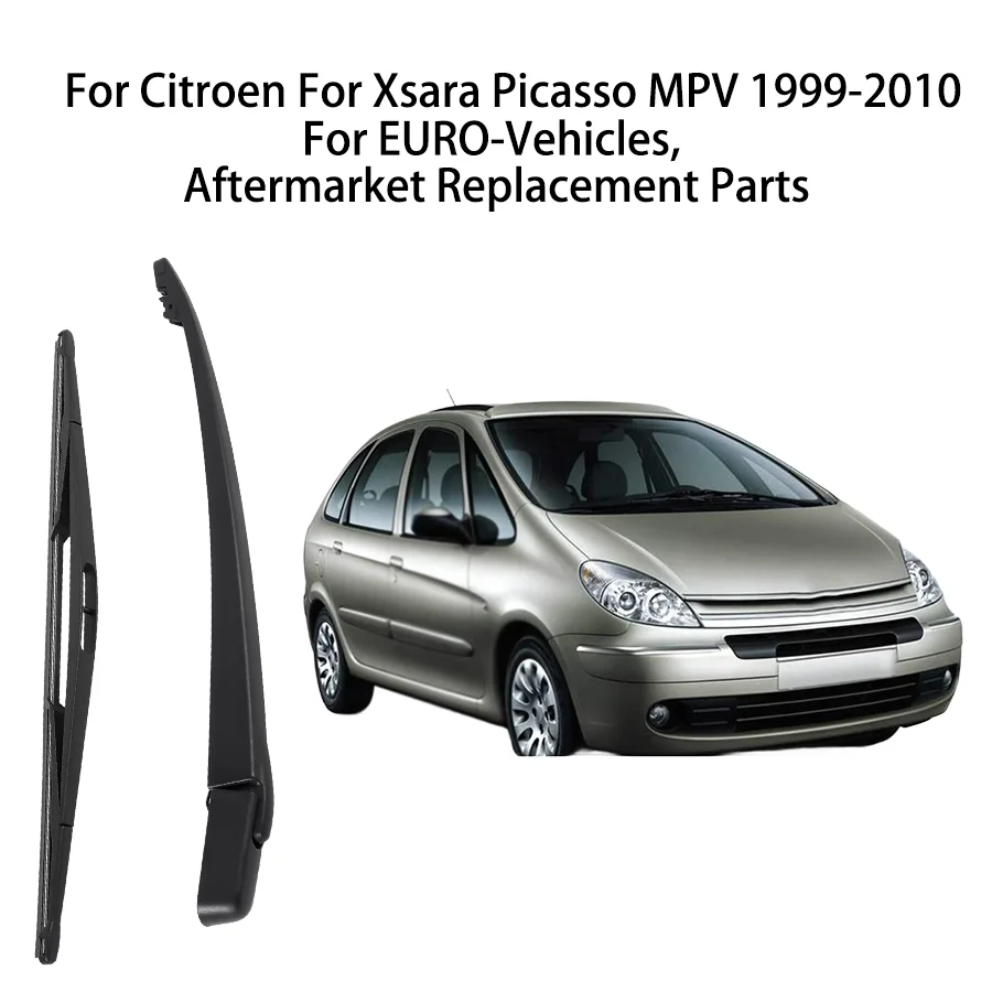 Para Citroen para Xsara Picasso MPV 1999-2010 Escobilla del brazo del limpiaparabrisas trasero