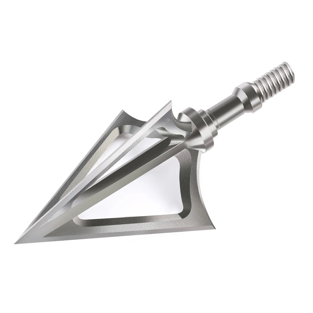 Stainless Steel Arrowhead Screw Tips, Archery Blade, Broadhead, Sharp, 100 Grain, Arrow Head, 3 Blade, 3 /6/9/15pcs