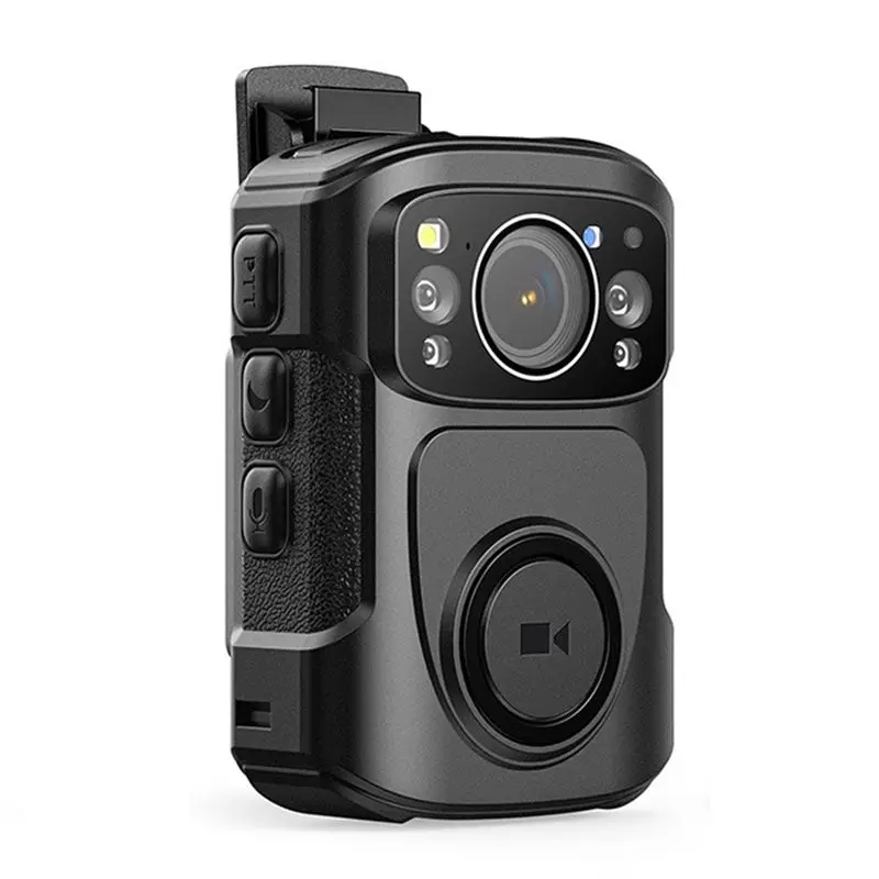 كاميرا الجسم الجديدة B4K5 4K IP68 GPS Bodycam 128GB 2160P تسجيل الفيديو كاميرا الشرطة للرؤية الليلية جهاز شحن كاميرا يمكن حملها بالجسم الصغيرة