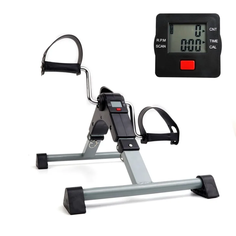 Rehabilitation Training Exercise Pedal Foldable Under Desk Bike Mini Trainer Leg Exerciser Aerobic Bike