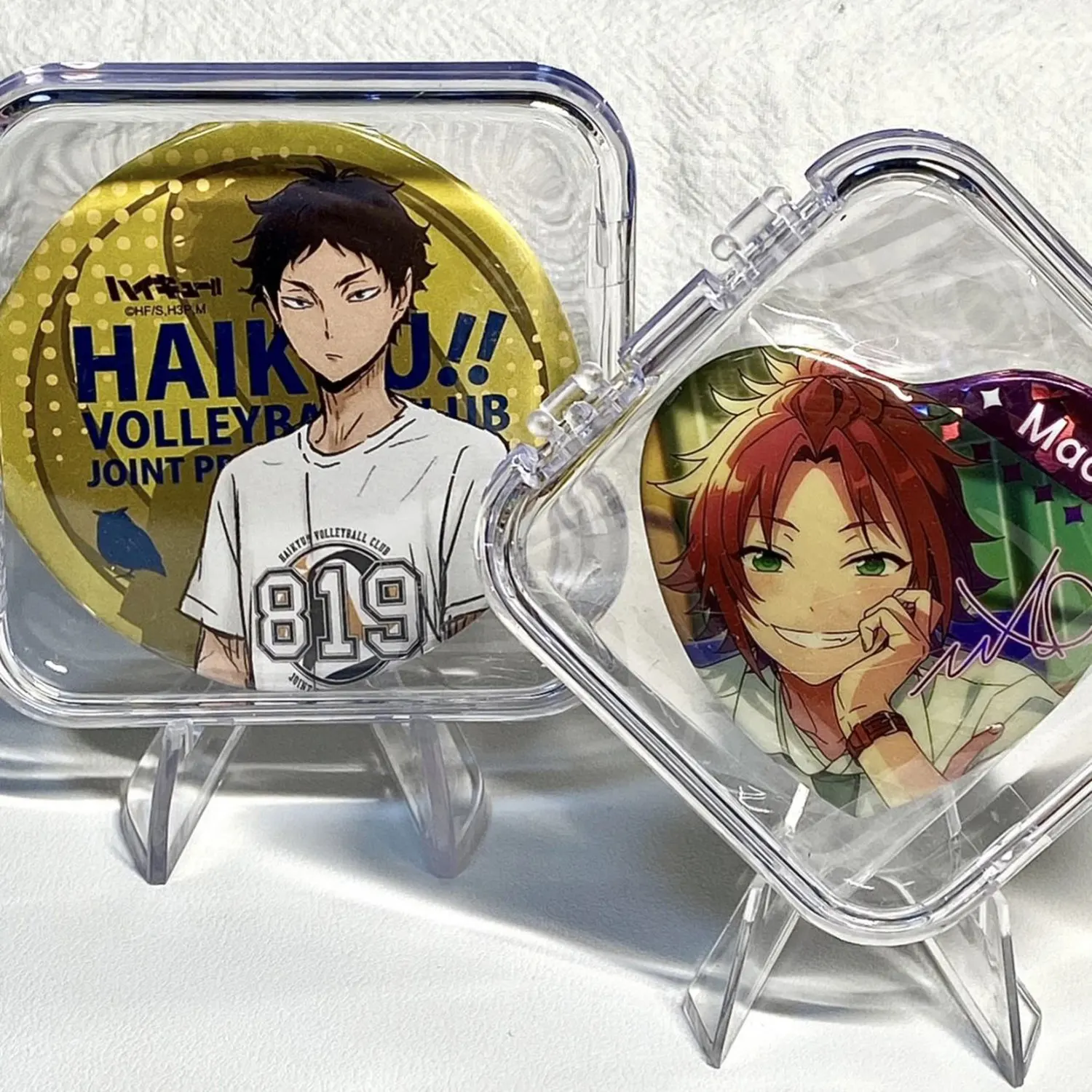 

Mini Storage Box Square Acrylic Case for Earring Ring Jewelry Packaging Transparent Portable Grocery Storage Badge Organizer