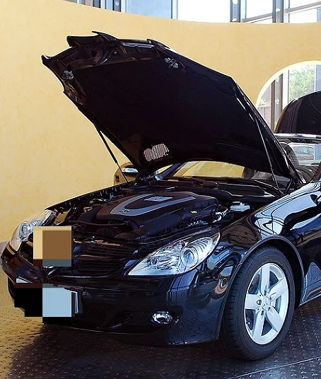 675MM 2x Hood Damper For Mercedes-Benz SLK R171 Coupe 2003-2011 SLK350/300/280/200/55 Front Bonnet Gas Struts Lift Support Shock
