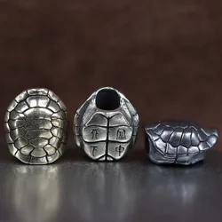 Turtle Shell Brass Knife Beads EDC DIY Paracord Woven Bracelets Lanyard Pendants Accessories Outdoor Tool Hangings Decors Gifts
