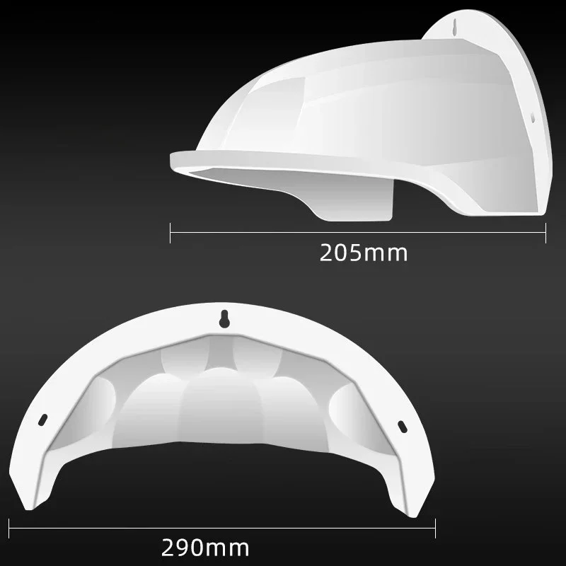 CCTV Camera Rain Sun Shade Cover, Waterproof Anti-Glare Face Recognition Shield, Outdoor Protective Housing for All Security Cam