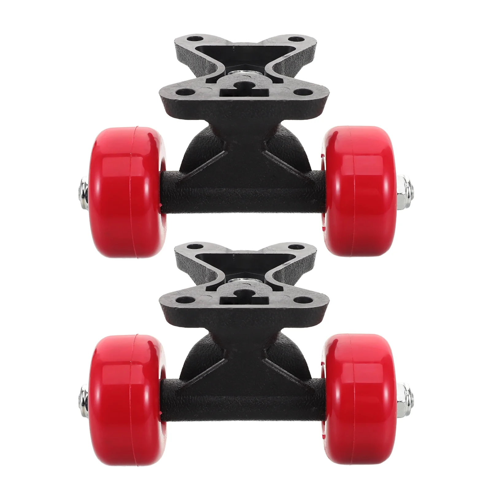 

1 Pair Kids Trucks Wheels Lightweight Durable Easy Install Stability Balance Plastic Skateboard Parts Replacement Wheels For