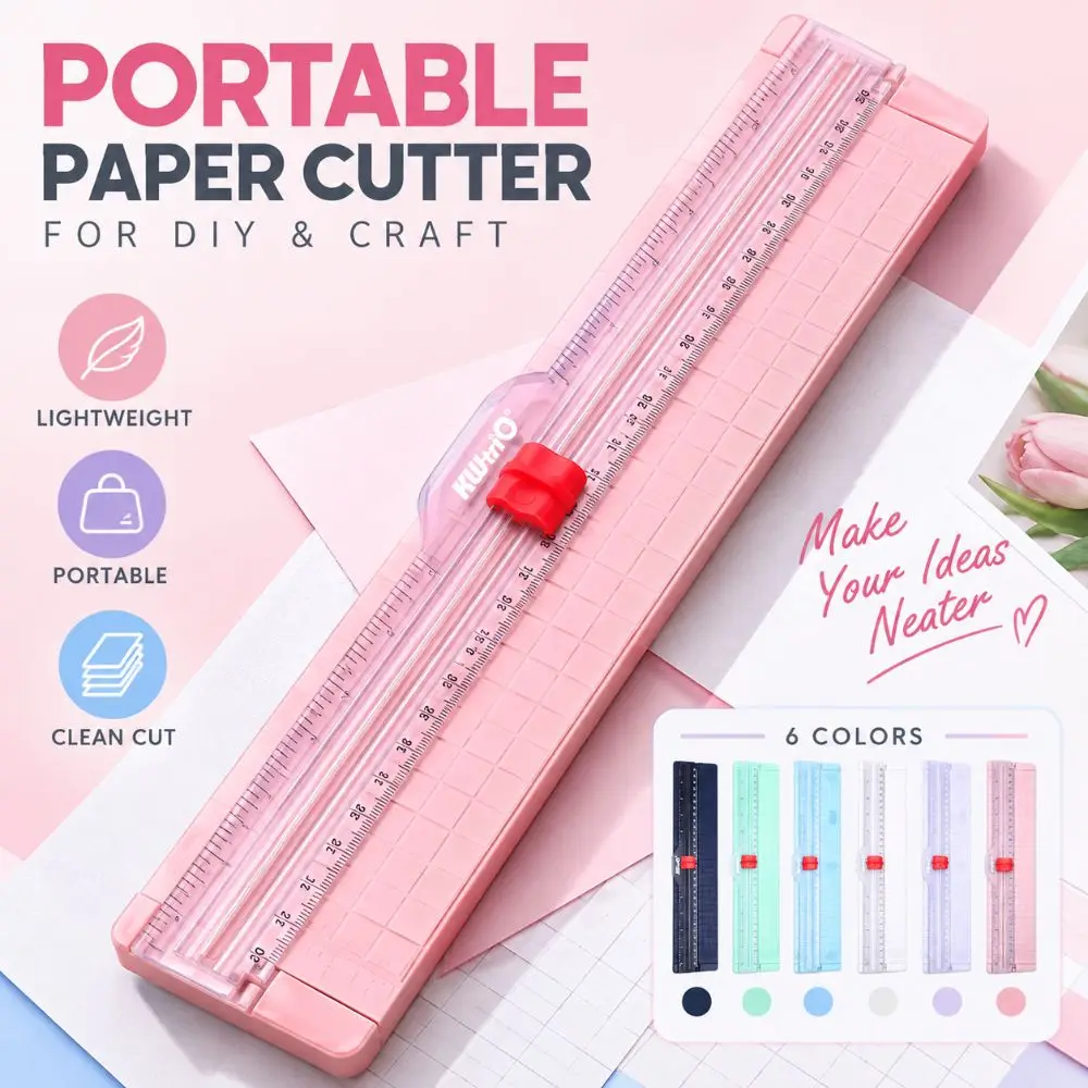 A3/A4 Paper Cutting Paper Cutter Bidirectional Portable Paper Cutting Machine with Pull-out Ruler Paper Cutting Tool