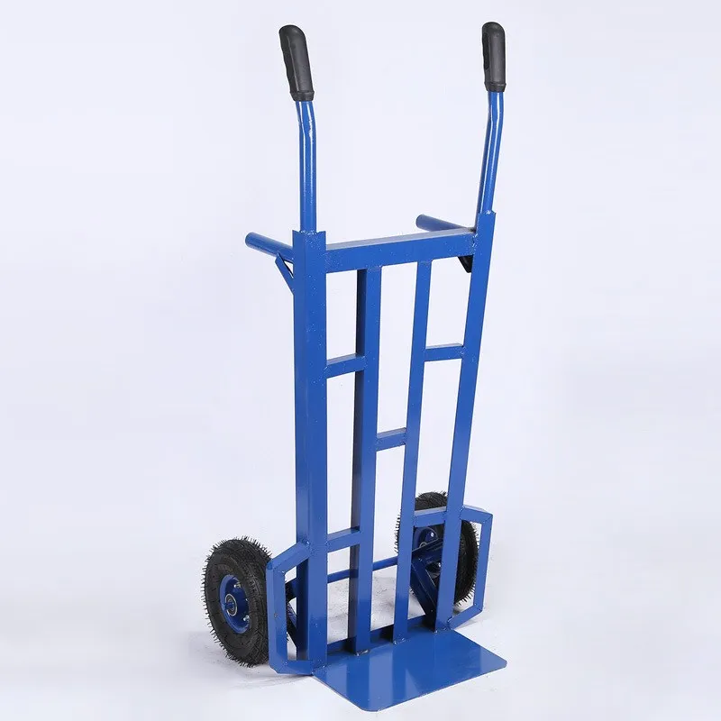 

Double wheel warehouse thickening tool trolley