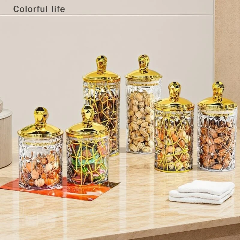 

1/3 шт. прозрачные горшки для хранения продуктов, влагостойкие, разные герметичные банки с крышкой, пластиковая коробка для хранения, чай, кофе, конфеты, закуски