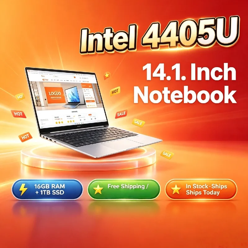 Intel Pentium 4405U 14.1 Inch Ultra Slim Gaming Laptop 2.1GHz 16GB DDR4 2TB SSD 1920x1080 Office Study Pro Max