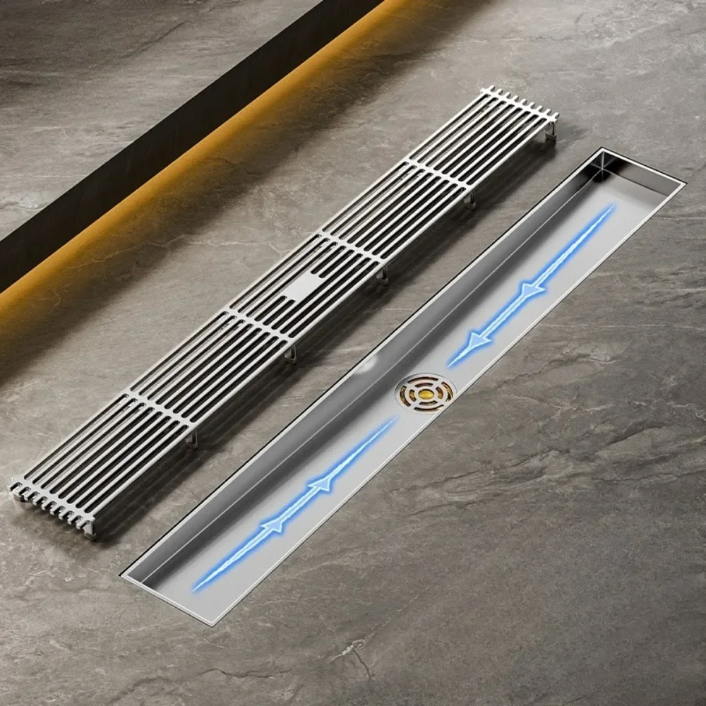 Drainage shower room floor drain bathroom plus strip stainless steel deodorant