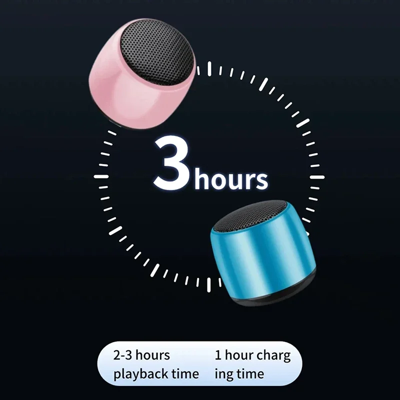 M1 Mini Bluetooth Portable High Quality Sound System Intelligent Steel Cannon High Fidelity 3d Wireless Bass Cannon Sound