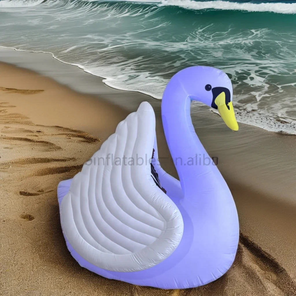 Hot Sale Inflatable Swan Float Air Mattress With Good Price Inflatable Ride On Pool