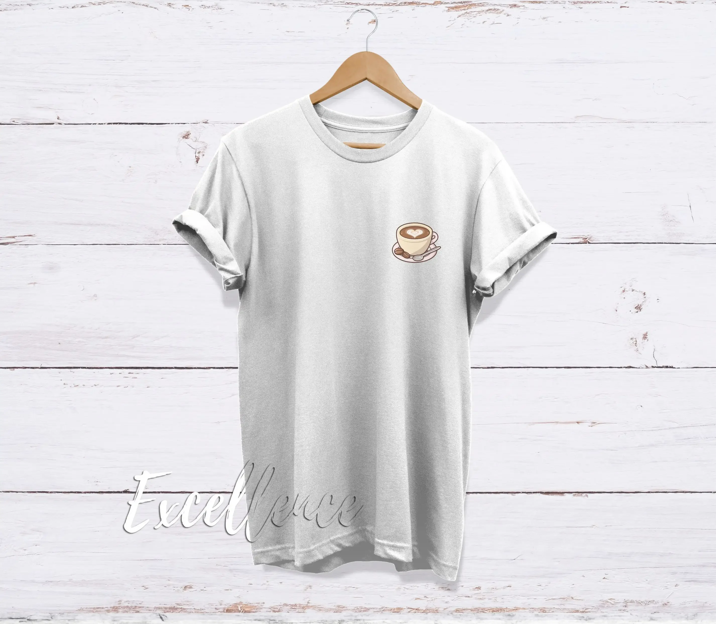 Coffee T Shirt Lover High Quality Adults EXCELLENCE