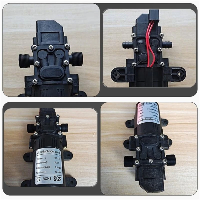 

12V60W High Pressure Micro Diaphragm Water Car Washer Water Pump for RV Caravans