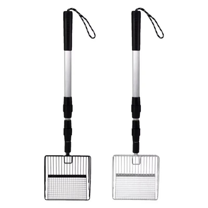 Stretchable Chicken Poop Scooper Chicken Coop Rake Cat Litter Scooper Chicken Coop Litter Sifting Shovel Chicken Coop accessory