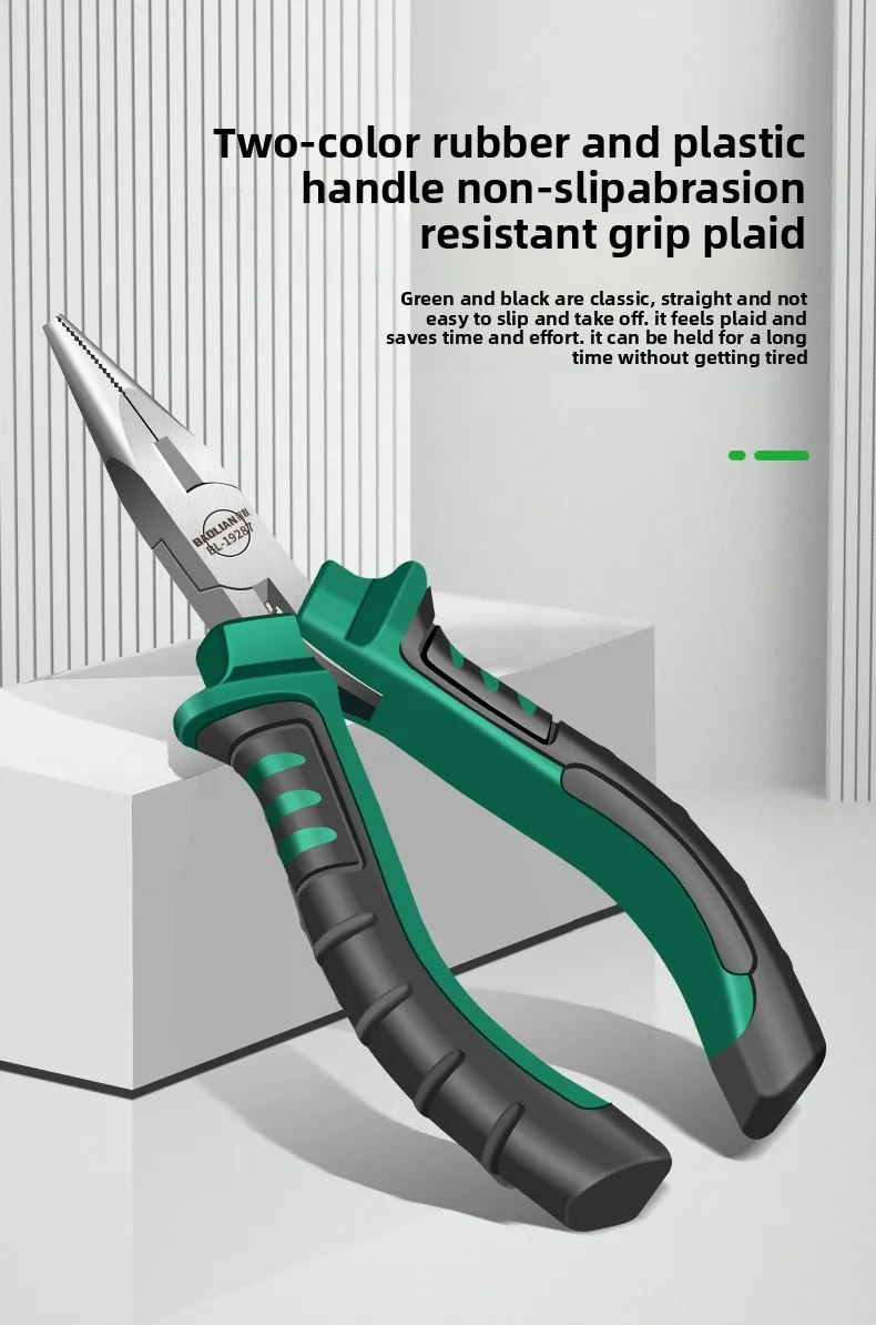 5-Zoll Mini-Multifunktionszange, Elektriker-Spezialzange, Spitzzange, Kleine Handgefertigte Industriequalität-Spannzange – Detail 11