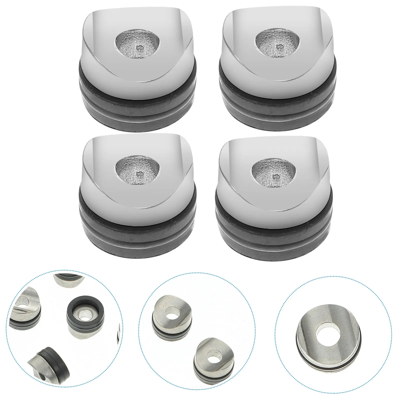 Airless Paint Sprayer Nozzle Gaskets 5Pcs Thick Tip Seals Leak Proof Replacement Accessories