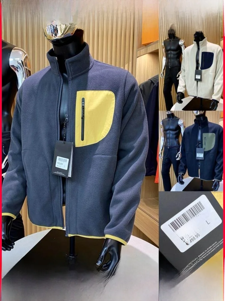 

Осень-зима, мужской уличный светильник Fce Jaet с воротником-стойкой, легкий жилет-стойка с застежкой-молнией, чистый цвет, молодежная мода