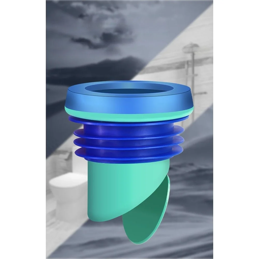Toilet Flange Seal Ring Designed for 100mm 110mm Drain Pipes with ABS Construction and Silicone Sealing Element