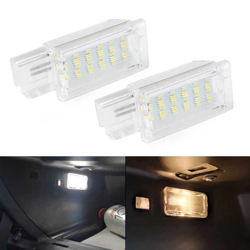 

2PCS LED luggage compartment lamp trunk light For Opel Astra J Meriva Astra K Mokka for GMC Terrain SLE2 Acadia 2007-2015