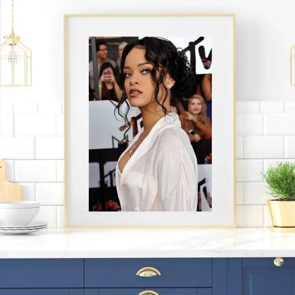 SINGER R-RIHANNA ALBUM Poster Home Room Decor Livingroom Bedroom Aesthetic Art Wall Painting Stickers