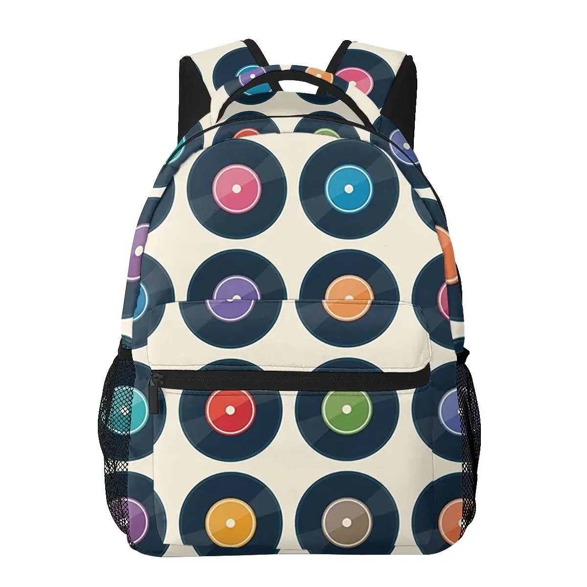 Collezione di dischi in vinile zaini ragazzi ragazze Bookbag borse da scuola per bambini zaino per Laptop in cartone animato borsa a tracolla di grande capacità