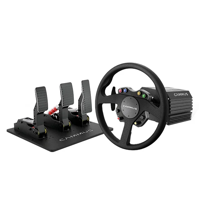 CAMMUS F1 Simulator Racing Game Sim Direct Drive Steering Wheel Pedals Car Driving Racing Simulator