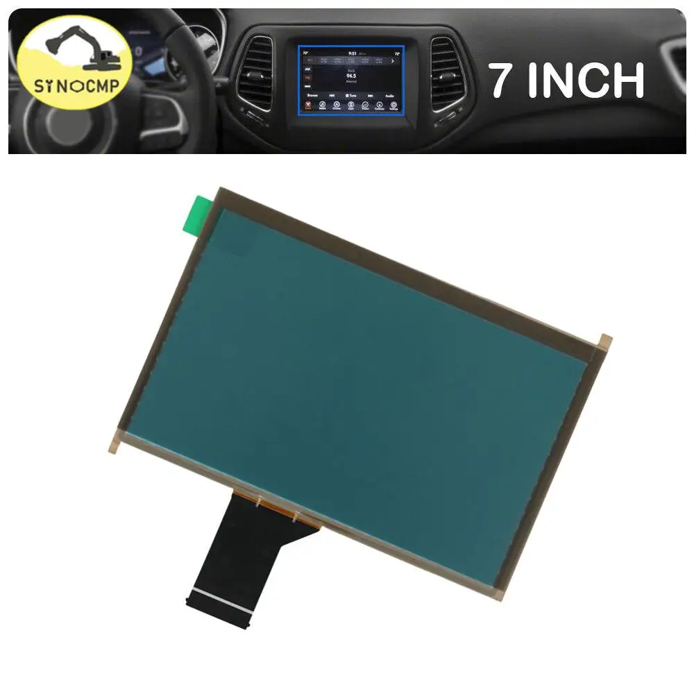 

7inch LCD GlassTouch Screen For 2017-2020 Jeep Compass Radio Navigation Interior Parts Gauges Sets Dash Panels