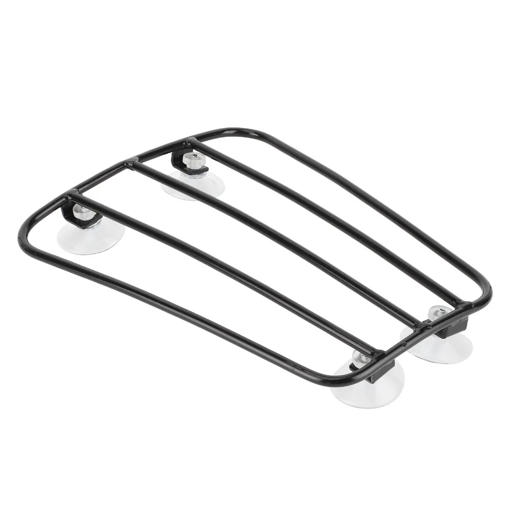 Universal Fit Motorcycle Fuel Tank Rack Strong Suction Cups Luggage Holder Bracket Baggage Carrier Shelf Long Distance Riding