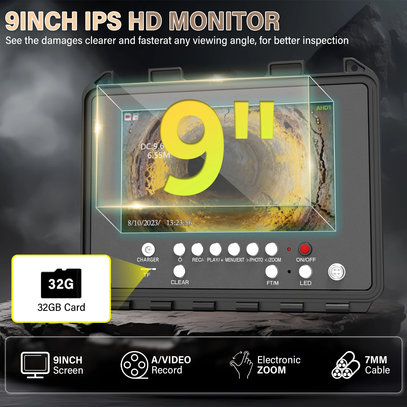 IP68 Pipe Inspection Camera 9