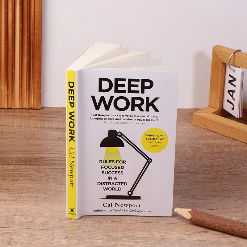 Deep Work By Cal Newport Rules For Focused Success In A Distracted World Novel Paperback In English Reading Books