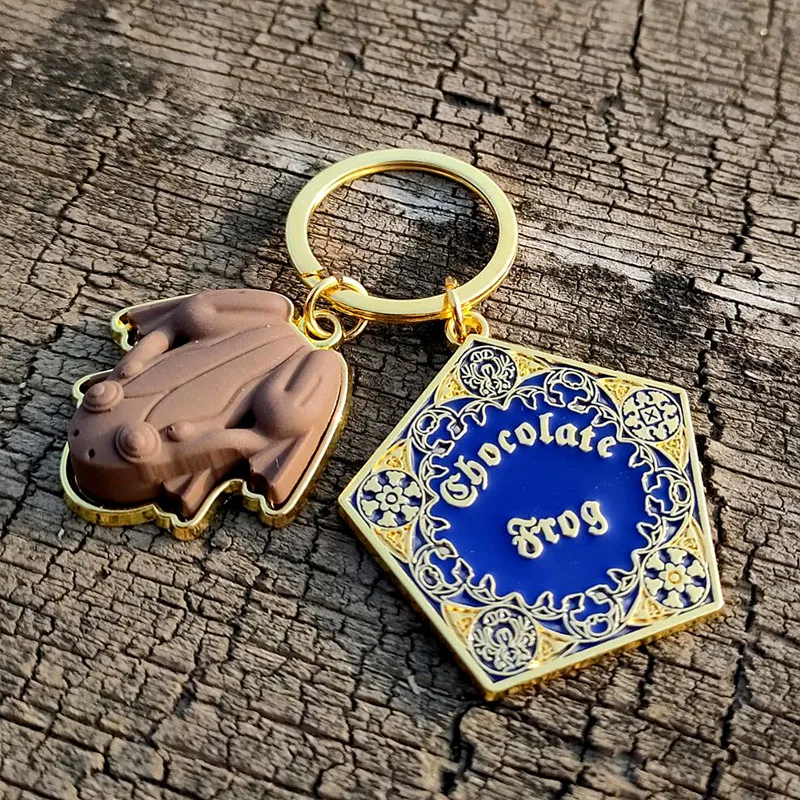 Moda chocolate sapo chaveiro chaveiro qualquer coisa de trolleys wizard mundo mágico cosplay chaveiro jóias accessorie