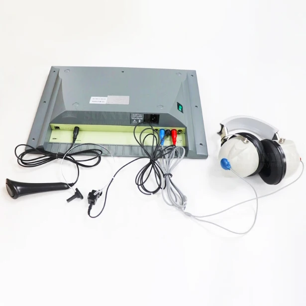 Hospital Clinical Hearing Loss Test Audiometry 250Hz 750Hz 1500Hz 4kHz 6kHz Audiometer With Headset and Mask