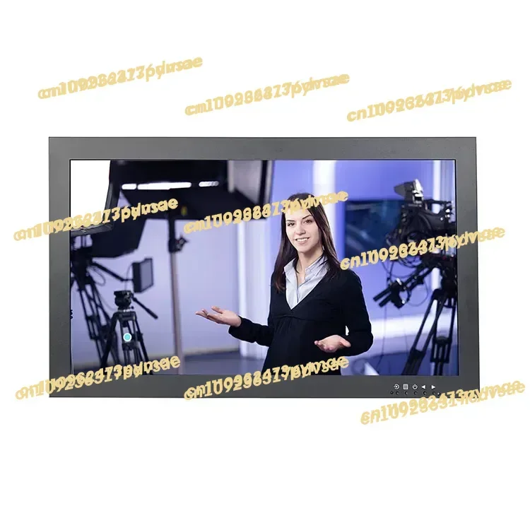 In Stock 24inch 1920x1080 resolution steel housing1000nits bright reversing teleprompter monitor with Vga Hd Usb Bnc Sdi inp