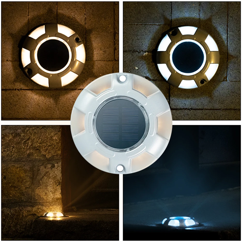 Solar LED Exterior Light with IP68 Waterproof – Suitable for Driveways, Docks, Steps, Sidewalks & Outdoor Spaces